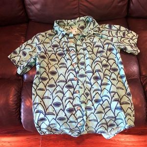 Casual shark button down